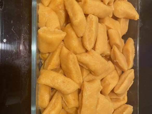 Kopytka z pieczona dynia piżmowa (butternut)