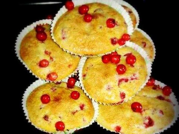 Pyszne muffinki porzeczkowe