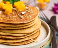 Pancakes z jogurtem i mango