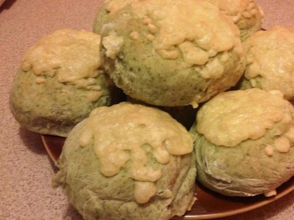 Bułki ze szpinakiem 