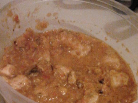 Warzywa z piersią do ryżu