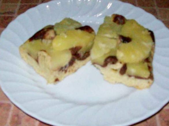 " Piaskowy marmurek " z ananasem