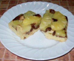 " Piaskowy marmurek " z ananasem