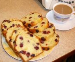 Ciasto cytrynowo-żurawinowe